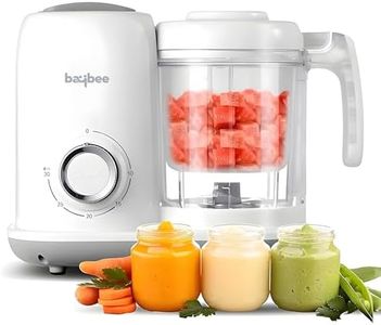 Baybee Blendy 4-in-1 Electric Baby Food Processor | Baby Food Maker with Steamer, Grinder, Blender & Defrost | Portable Baby Food Steamer & Puree Maker | Food Mixer & Warmer for Babies