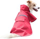 NACOCO Large Dog Raincoat Adjustabl