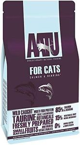 AATU 85/15 Dry Cat Food, Salmon, High Protein, Grain Free Recipe, No Artificial Ingredients, 1 kg