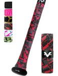 Vulcan Bat Grip RED Sizzle 1.75mm, Multi, One Size, V175-SIZZLE