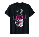 Funny Vintage Pineapple Slut Yellow G-String gift T-Shirt