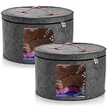 SOUJOY 2 Pack Hat Storage Box with 