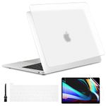 [2022 Upgrade] for New MacBook Pro 13 inch M1/M2 Case Thin Carbon Fiber Design Fashionable Slim Protective Cover Compatible for Apple MacBook Pro 13 A2338 A2251 A2289 2022 2021 2020,Transparent