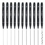 Uni Pin Fineliner Drawing Pen - Complete Set of 11 Grades - Black Ink