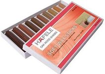 Hafele SML 007.30.133 New Soft Wax Assortment Wood Filler Sticks Pack of 10 Oak Shades