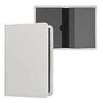 kwmobile Registration and Insurance Holder - Car Document Holder for Vehicle Documents and Cards - PU Leather - Silver
