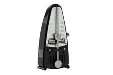 Wittner Metronome Taktell Piccolo Series 830 - Plastic casing - Without bell - Black - Mechanically wound - No batteries required - Made in Germany