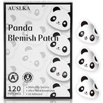 AUSLKA Panda Blemish Patches (120 Patches) - Hydrocolloid Spot Dot - Cute Face Patches - Hydrocolloid Patches Cute - Spot Stickers for Face and Skin