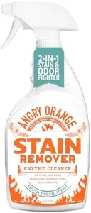 Angry Orange Pet Stain Remover for Cat Urine and Stains - Enzyme Cleaner - Fresh Scent - 32 oz