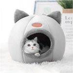 LEVGRY Dog House Indoor Cat Bed House Warm Deep Sleep Comfort in Winter Little Mat Basket for Cat Products Pets Tent Cozy Cave Cat Beds Indoor || Pack of 1