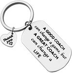 Dabihu Coach Thank You Gifts A Good Coach Can Change a Game But a Great Coach Can Change a Life Keychain Appreciation Gift for Coach Thank You Keyring Basketball Football Soccer Baseball Coach Gift