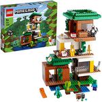 LEGO Minecraft The Modern Treehouse 21174 Giant Treehouse Building Kit Playset; Fun Toy for Minecraft-Gaming Kids; New 2021 (909 Pieces)