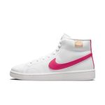 Nike Women's Tennis Shoe, White/Rush Pink-white Onyx, 8.5
