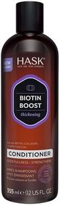 HASK Biotin Boost Thickening Conditioner for all hair types, colour safe, gluten-free, sulfate-free, paraben-free - 1 355 mL Bottle