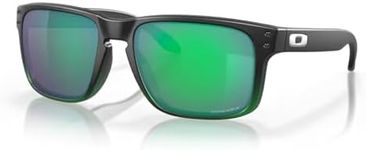 Oakley Holbrook OO9102 9102E4 57M Jade Fade/Prizm Jade Square Sunglasses For Men + BUNDLE Accessory Leash Kit + BUNDLE with Designer iWear Eyewear Kit