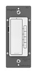 Legrand Radiant RT2WCCV4 4 Button Countdown Timer Light Switch with LED Locator Light for Fan or Lights, 60 Minute, 40 Minute, 20 Minute, and 10 Minute Settings, White, 1 Count