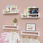 WOPITUES Nursery Book Shelves with 