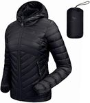 CAMEL CROWN Women's Lightweight Hooded Down Jacket Packable Puffer Insulated Coats