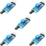 DIYables Infrared Fire Sensor for Arduino, ESP32, ESP8266, Raspberry Pi, 5 Pieces