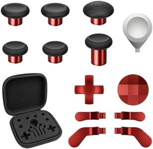 14 in 1 Metal Thumbsticks for Xbox Elite Controller Series 2, Red