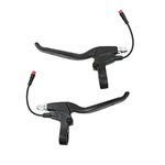 WMLBK Waterproof Brake Lever, 1 Pair Electric E-bike Mechanical Brake Lever Short Lever Cutout, Electric Scooter Brake Level Handle Bar Replacement Set