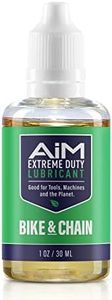 PlanetSafe AIM Bike and Chain Lube - Extreme Duty - Best Bicycle Lubricant - Cleans, Lubricates, Protects - The World's Greatest, Safest, Hardest-Working Lubricant