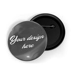 dhcrafts Pin Badges Multicolour Personalised/Customized Glossy Finish Design( Pack of 1)