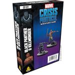 Atomic Mass Games | Marvel Crisis Protocol: Character Pack: Black Panther and Killmonger | Miniatures Game | Ages 10+ | 2+ Players | 45 Minutes Playing Time