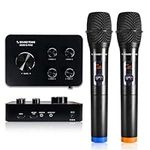 Sound Town Wireless Microphone Karaoke Mixer System with HDMI ARC, Optical, AUX, Bluetooth - Supports Smart TV, Media Box, Sound Bar (SWM15-PRO)