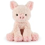 GUND Cozys Collection Pig Plush, Pig Stuffed Animal for Ages 1 and Up, Pink, 10”