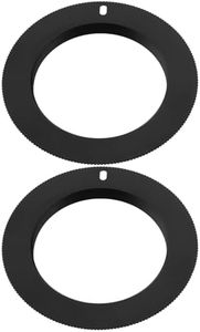 eMagTech 2pcs Lens Mount Adapter M42-AI Camera Lens Adapter Ring Compatible with Nikon F Mount Digital DSLR Camera Manual Focus Lens Adapter