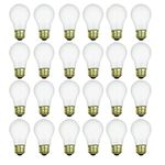 Sunlite 41622 Incandescent Appliance A15 Light Bulb, 15 Watts, 70 Lumens, Medium Base (E26), Dimmable, Mercury Free, 2600K Warm White, Frost, 24 Count