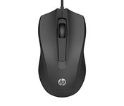 HP 100 Black Wired USB Mouse. Compatible with Windows PC, Notebook, Laptop, Mac [Amazon Exclusive]