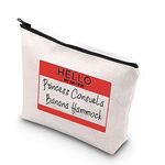 WCGXKO Friends TV Show Crap Bag Hello My Name is Princess Consuela Banana Hammock Zipper Pouch Makeup Bag (anana Hammock CA)