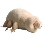 OUKEYI Tardigrade Plush Toy Water Bear Stuffed Animal,10 Inch/25cm Realistic Sea Creature Soft Water Bear Plushies Doll Unique Home Decor for Life Kids Birthday Gift