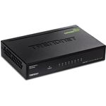 TRENDnet 8-Port Gigabit GREENnet Switch, Ethernet Splitter,10/100/1000 Mbps, Fanless,16 Gbps Switching Capacity, Metal Housing, Plug & Play, Lifetime Protection, TEG-S82G