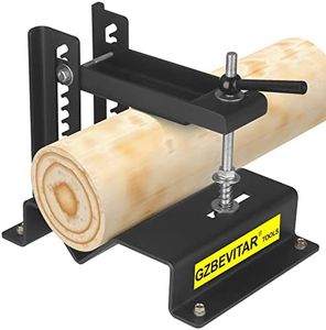 GZBEVITAR Log Clamp Lock for 1-1/2" - 5" Logs, Upgraded Log Holder for Cutting, Quick Adjustment Wood Vice for Woodworking Avoid Slipping and Rolling