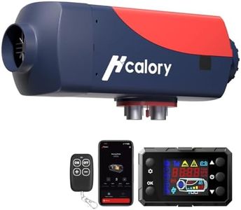 HCALORY 2KW Diesel Heater, 12V Diesel Air Heater Portable with Bluetooth Remote Control and Smart APP, Parking Heaters Automatic Adjustment,10L Fuel Tank for for Car, Truck, Boat, RV,Campers