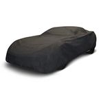 Budge Indoor Stretch Corvette Car Cover, Luxury Indoor Protection, Car Cover fits 1952 to 1967 Chevrolet Corvettes, Black