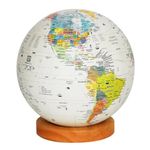 Hobonichi Globe - 7.9 inch AR Interactive Globe, Made in Japan With Free Interactive APP, for Kids and Adults who have curiosity about the Earth's now