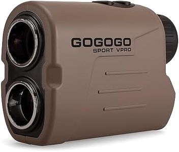 Gogogo Sport Vpro Laser Golf/Hunting Rangefinder 1200 Yards 6X Magnification Laser Range Finder With Pin-Seeker & Flag-Lock