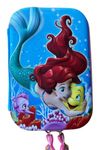 MSGH Big Size 3D Cover Large Capacity Pencil Case with Compartments, School Pouch Organizer for Students Kids Premium Stylish Pen Holder (Mermaid)