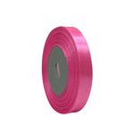 BOBBINY Barbie Pink Satin Striped Ribbon 0.5 Inch 15 Meter for Bridal Gift wrap, Wrapping Bows, Gift Bows, Christmas Bows, Party Decoration