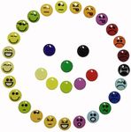 Goofy Happy Angry Smile Face Smiley Faces Home Button Stickers for iPhone 5 4/4s 3GS 3G, iPad 2, iPad Mini, iTouch 33 Piece Set