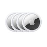 Apple AirTag (4 pack). Track and find your keys, wallet, luggage, backpack and more. Simple one-tap set up with iPhone or iPad. Replaceable battery.