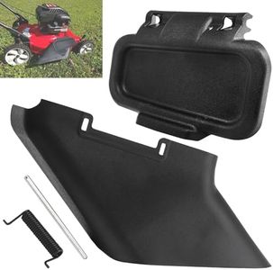 115-8447 Side Discharge Chute & 115-8449 Side Deflector for Toro and Many 22" Recycler Lawn Mower 2009-2015, Fits 20330 20330C 20331 20331C 20332 20332C 20333, Included Torsion Spring and Cover Rod