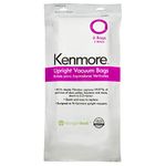 Kenmore 53294 Style O HEPA Cloth Vacuum Bags Upright Vacuum Cleaners 6 Pack,White