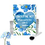 Blooming Memories 25 x Funeral Seed Packets with Forget Me Not Seeds/Funeral Favours for Guests to Grow Funeral Flowers/Perfect Funeral Decorations & Funeral Gifts