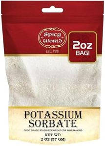 Spicy World Potassium Sorbate 2 Oz - Food Grade - Great Wine Stabilizer, Preservative for Gummies, Mead, Cider & More!