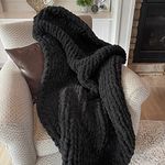 Chunky Knit Blanket Throw (130x150)
